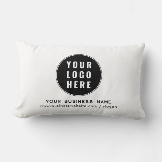 Add Your Company Logo and Business Website Custom Lumbar Cushion