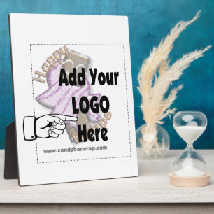 Add Your Company LOGO as Client or Employee Gifts Plaque