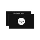 Add your custom logo circle professional black