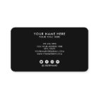 Add your custom logo circle professional black