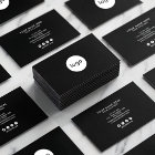 Add your custom logo circle professional black