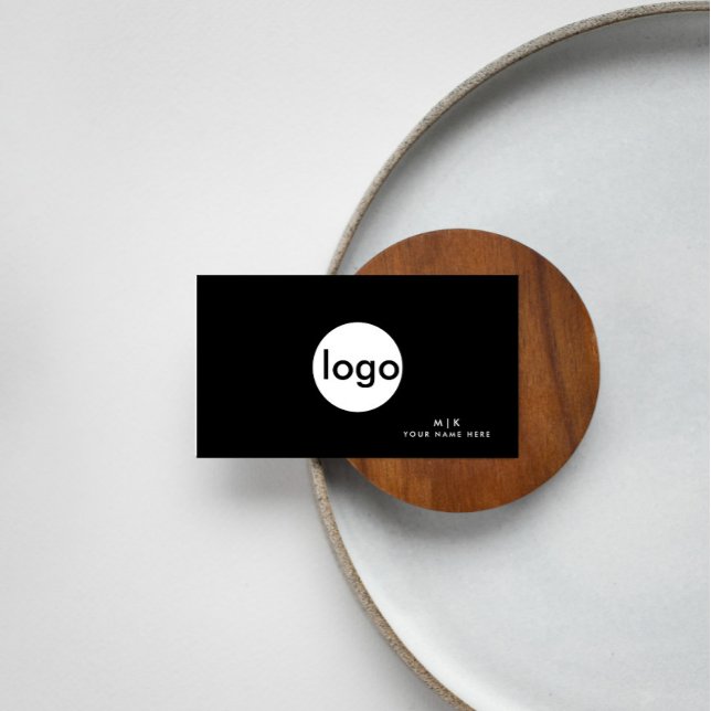 Add your custom logo circle professional QR Code  Business Card (Creator Uploaded)
