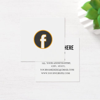 Add your custom logo circle professional white