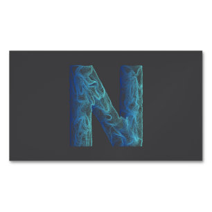 Add your custom logo circle professional white magnetic business card
