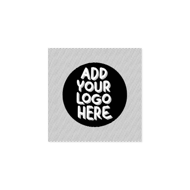 Add Your Custom Logo Here Rubber Stamp (Imprint)