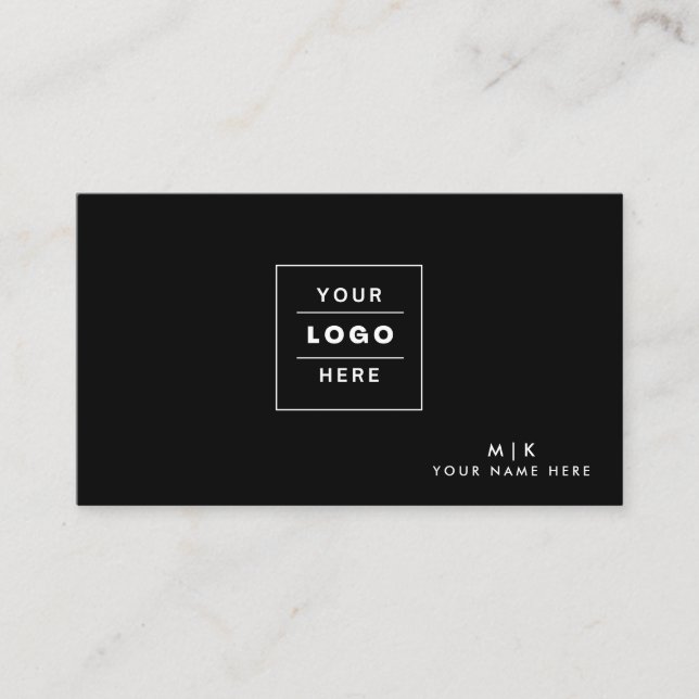 Add your custom logo QR Code Business Card (Front)
