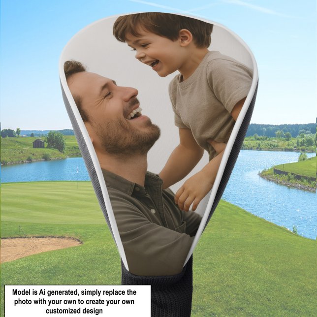 Add Your Custom Photo Personalised Driver Golf Head Cover (Creator Uploaded)