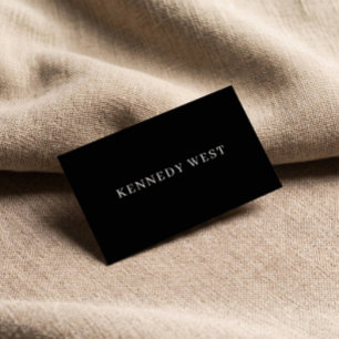 Add your custom professional black business card