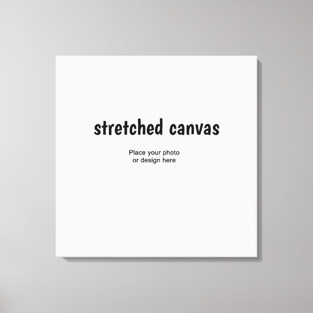 add your design canvas print (Front)