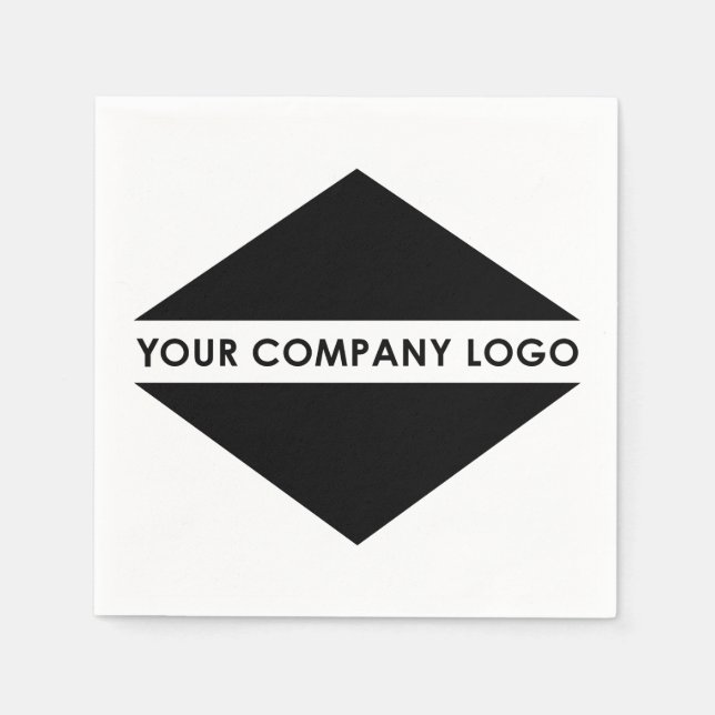 Add Your Design | Company Logo Napkin (Front)