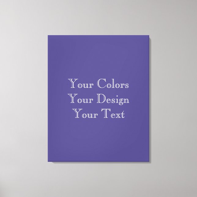 Add Your Design - Create Your Own Canvas Print (Front)