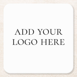 Add Your Design Custom Square Coasters