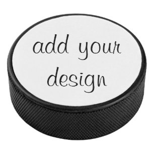 add your design hockey puck