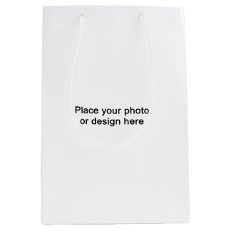 add your design medium gift bag