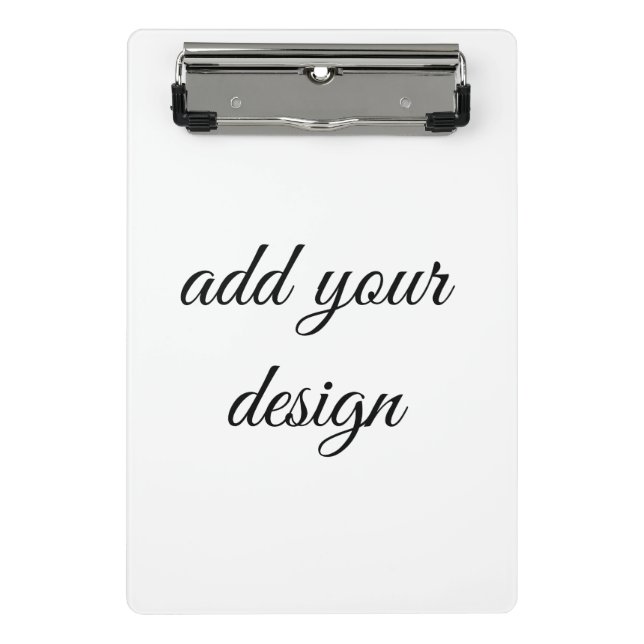 add your design mini clipboard (Front)