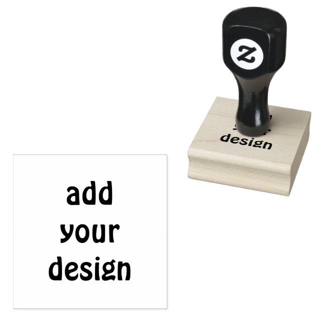 add your design rubber stamp (Stamped)