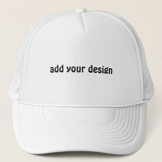 add your design trucker hat