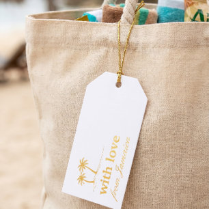 Add Your Destination Jamaica Wedding Welcome Gift Tags
