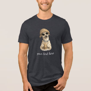 Add Your Dog's Name & Photo Tri-Blend Shirt