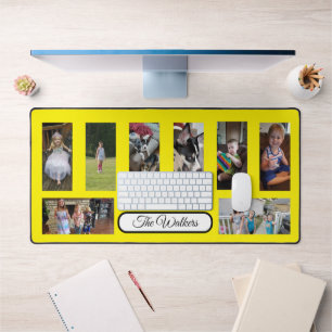 Add Your Favourite Family Photos to this Desk Mat