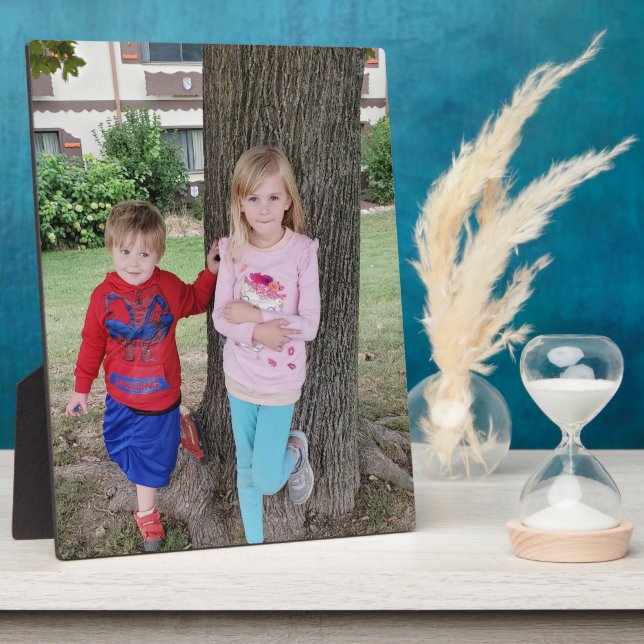 Add your Favourite Kid's Picture to this  Plaque (Side)