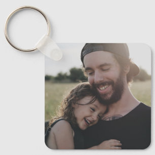 Add your Favourite Photo to this Father's Day Key Ring