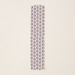 Add Your Floating Head Photo - Small Pattern White Scarf<br><div class="desc">A png file with your head cropped works best.

A floating head makes this a fun and festive design to wear this holiday season. If you have the skills,  you can also replace this photo with your photo.</div>