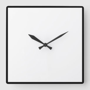 Add Your Image and/or message Square Wall Clock