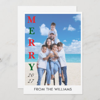 Add Your Image Custom Photo Holiday Card