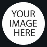 Add Your Image or Text Here Classic Round Sticker<br><div class="desc">Add Your Image or Text Here</div>