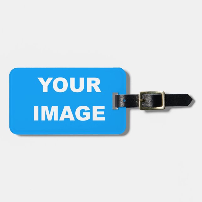 Add Your Image Personalise Luggage Tag (Front Horizontal)