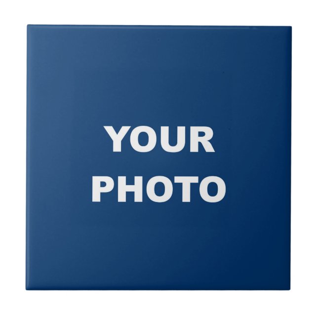 Add Your Image Photo Logo Tile (Front)