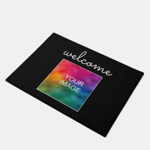 Add Your Image Photo Picture Here Welcome Custom Doormat
