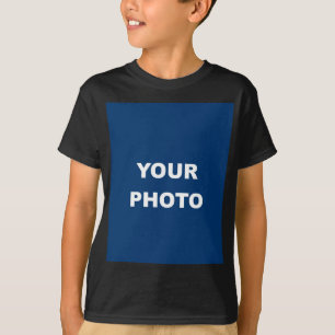 Add Your Image Photo Picture Logo Black T-Shirt