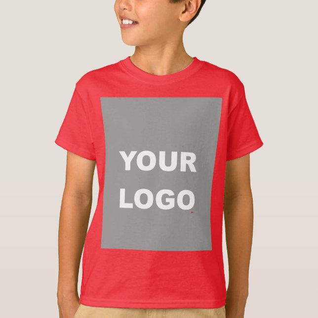 Add Your Image Photo Picture Logo Deep Red T-Shirt (Front)