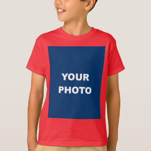 Add Your Image Photo Picture Logo Deep Red T-Shirt