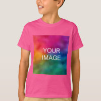 Add Your Image Photo Template Boys Kids Wow Pink