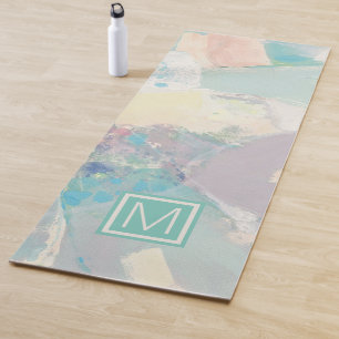 Add Your Initial White Rock Pastel Yoga Mat