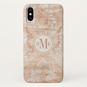 Add Your Initials   Garnet Weft Case-Mate iPhone Case