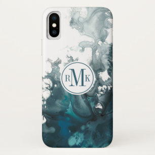 Add Your Initials   Indigo Tempest Case-Mate iPhone Case
