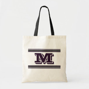 Add Your Initials Monogram Tote Bag