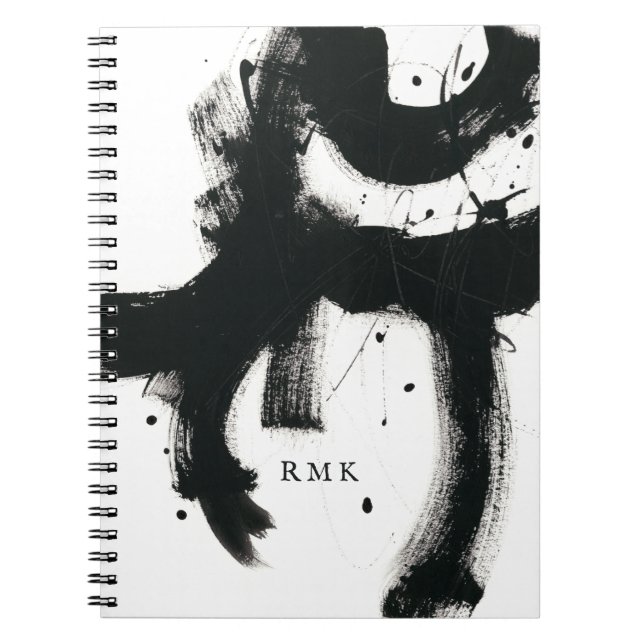 Add Your Initials | Onyx Gesture Notebook (Front)
