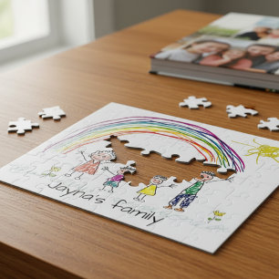 Add Your Kids Art Work Here Fun Jigsaw Puzzle