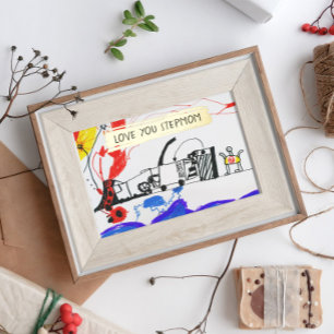 Add Your Kid's Drawing and Photo Custom Stepmother