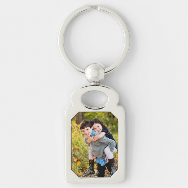 Add Your Kids Photo Custom Keepsake  Key Ring (Front)