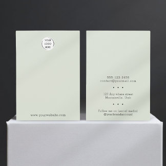 Add your logo All-in-one Jewellery Display Card