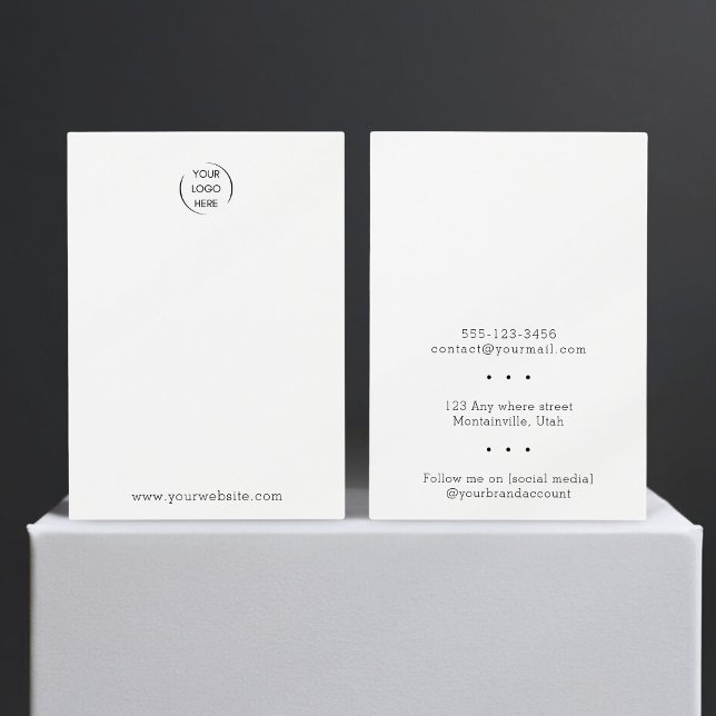 Add your logo All-in-one Jewellery Display Card (Creator Uploaded)