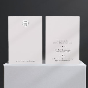 Add your logo All-in-one Jewelry Display Card