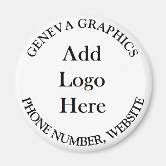 Add Your Logo and Business Information Magnet