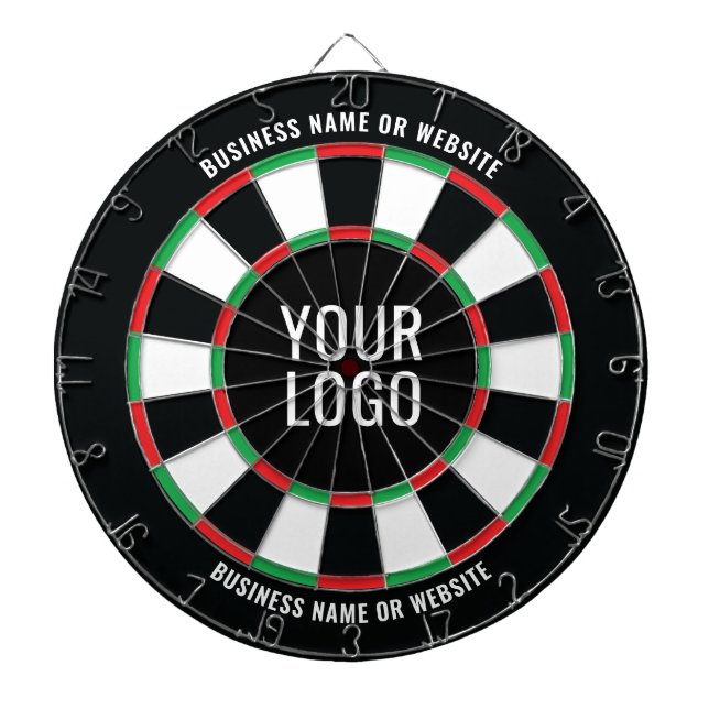 Add Your Logo And Custom Text Dartboard (Front)